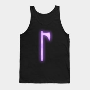 Spiritual Weapon (Purple Battleaxe) Tank Top